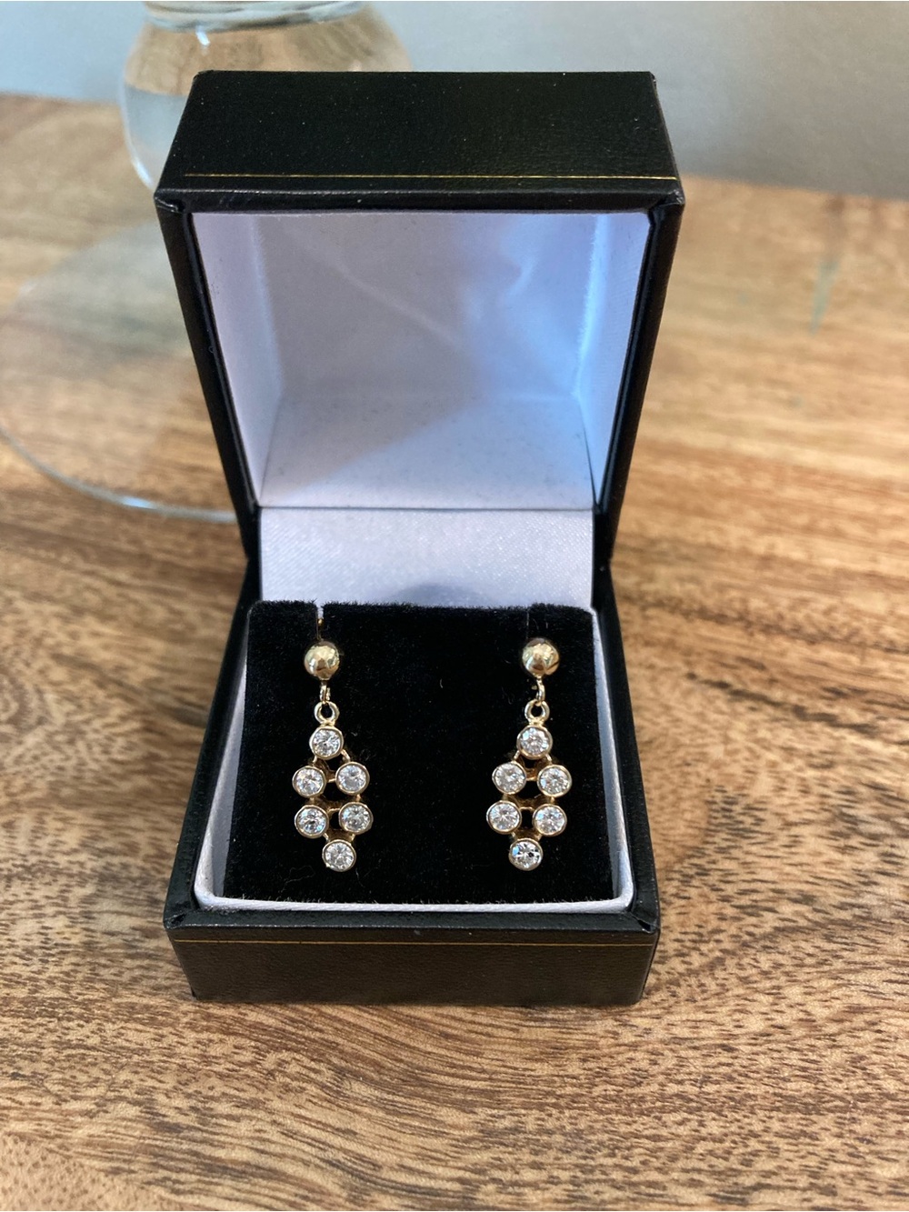 14 Kt YG Diamond Drop Earring’s